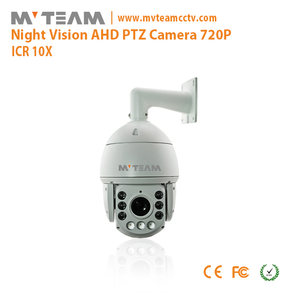 Waterproof AHD speed dome camera 10X CMOS PTZ camera with lightening protection MVT AHO801