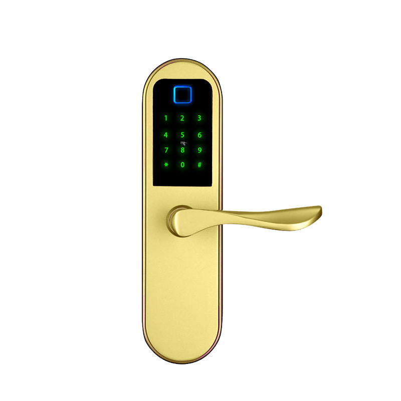 批发价格生物识别门锁无钥匙安全智能指纹锁家庭，办公室，酒店，房子