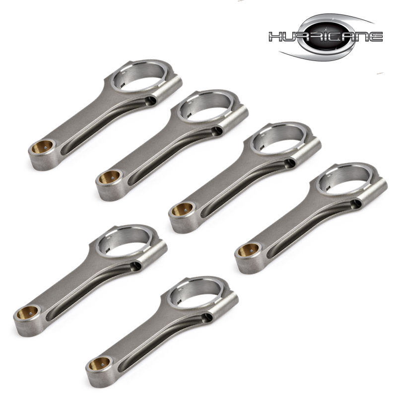 6x H beam Connecting Rod Conrod Steel Rods for BMW M3 E46 Engine
