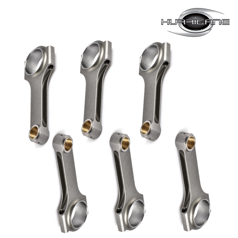 H-Beam Connecting Rods 6PCS For Toyota Supra 7MGTE 7M-GTE Engines ,151.89mm CC Length