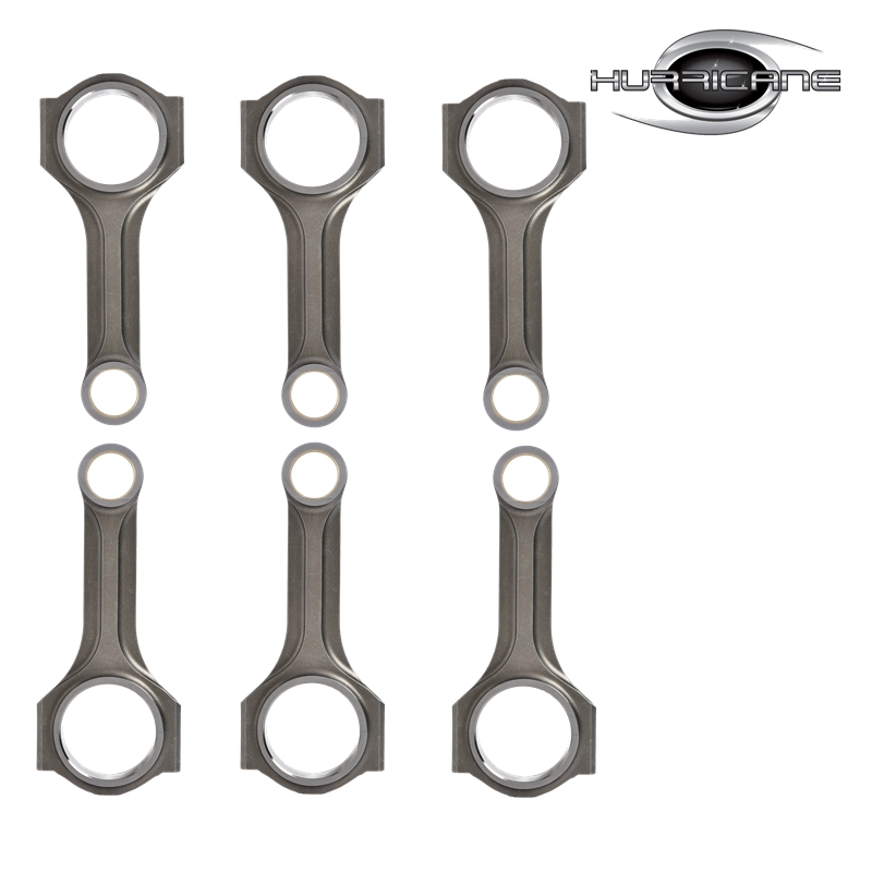Set of 6, BMW M3 E46 S54 3.2L X Beam Connecting Rods