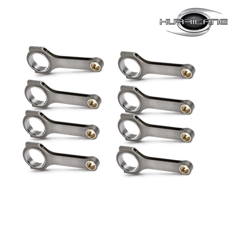 Set of 8, FORD SMALL BLOCK-289/302/5.0L 5.090 H beam connecting rods