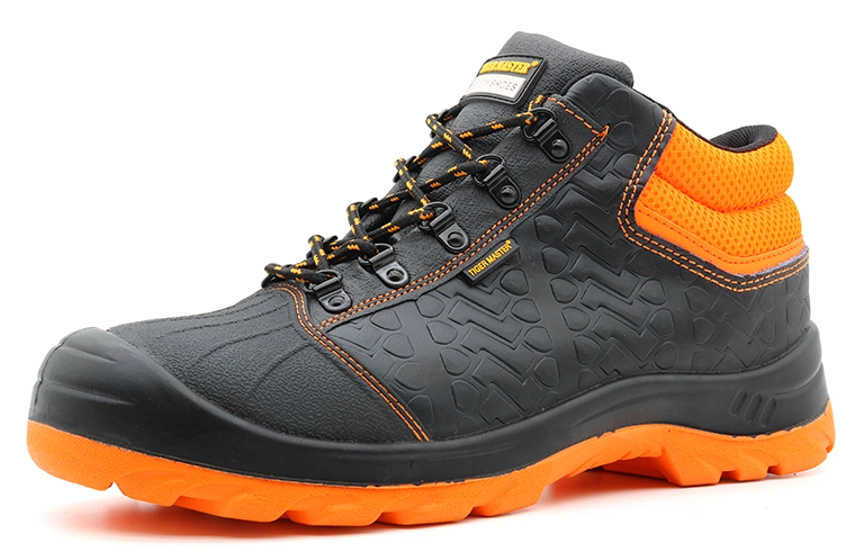 China TM031 CE oil water resistant anti slip steel toe prevent puncture industrial leather safety shoes manufacturer