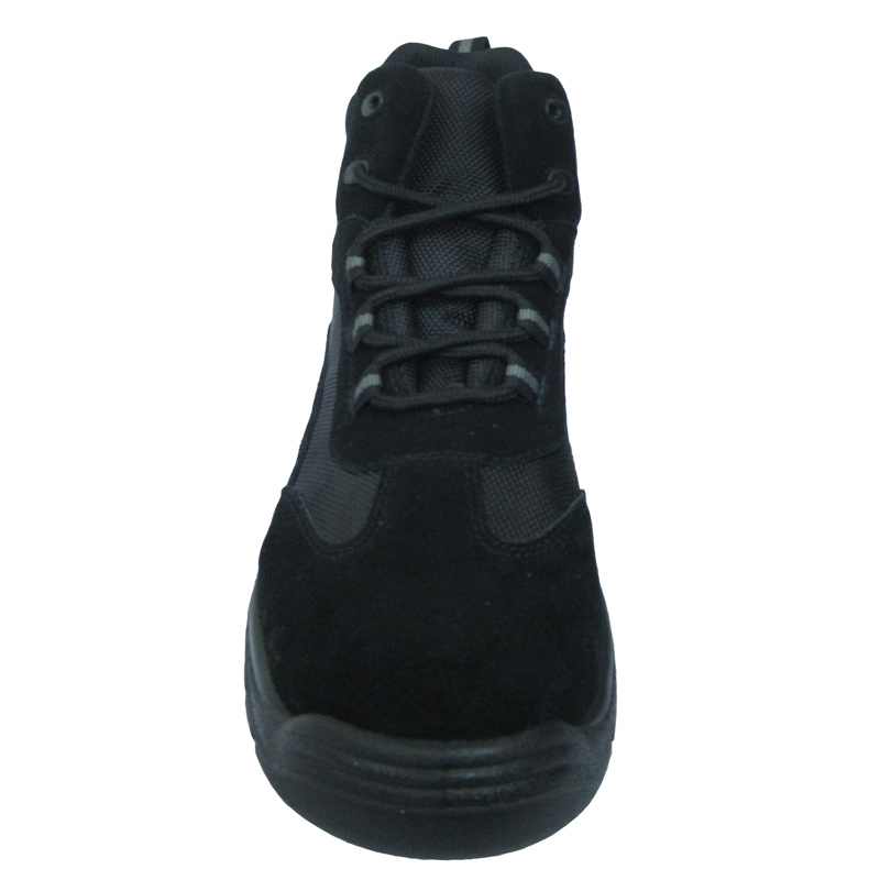 China 5030 metal free suede leather sport style safety shoes manufacturer
