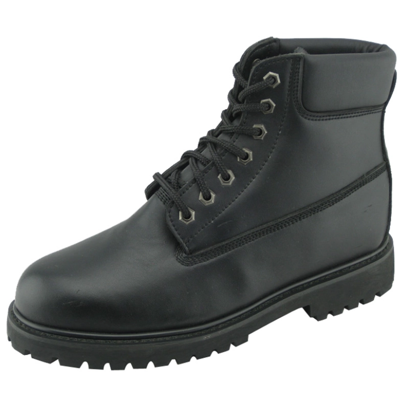 China 6 inch genuine leather rubber sole goodyear work boots manufacturer