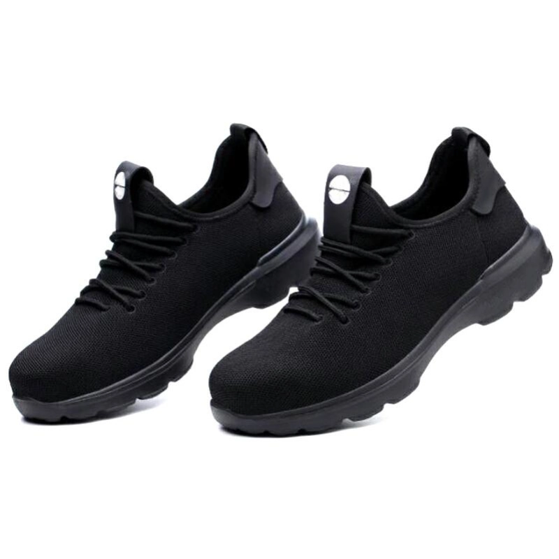 China 701 Black light weight steel toe prevent puncture comfortable sport men safety shoes manufacturer