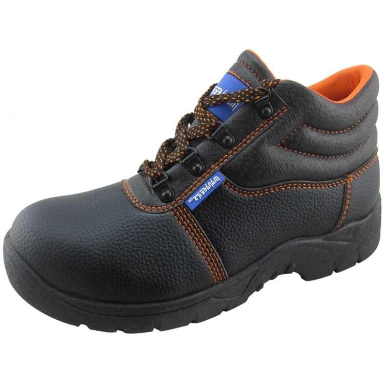China Artificial leather PVC sole cheap manager brand safety shoes manufacturer