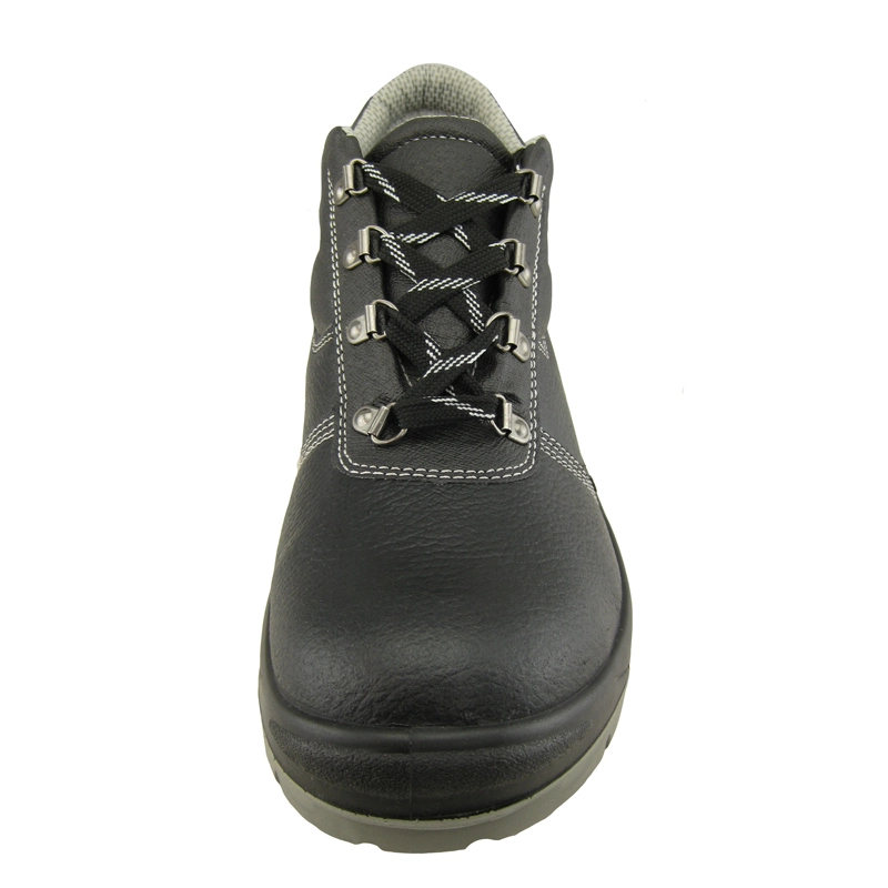 China Buffalo leather PU sole steel toe safety shoes manufacturer
