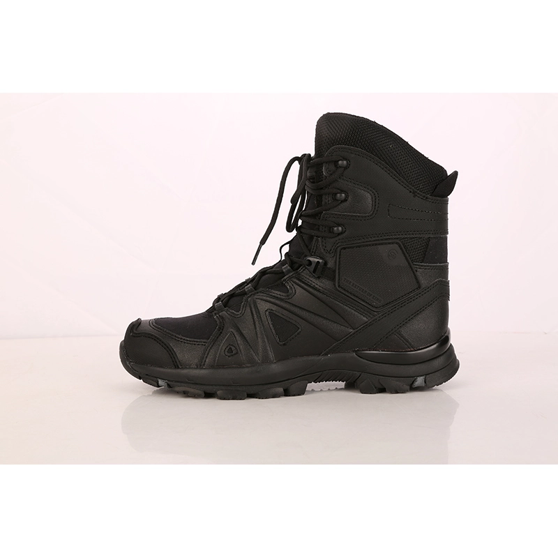 China Cemented EVA rubber sole army combat boots manufacturer