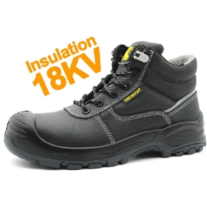 EH7202 오일 산 증거 미끄럼 방지 방지 절연성 18KV 전기 안전 신발 복합 발가락