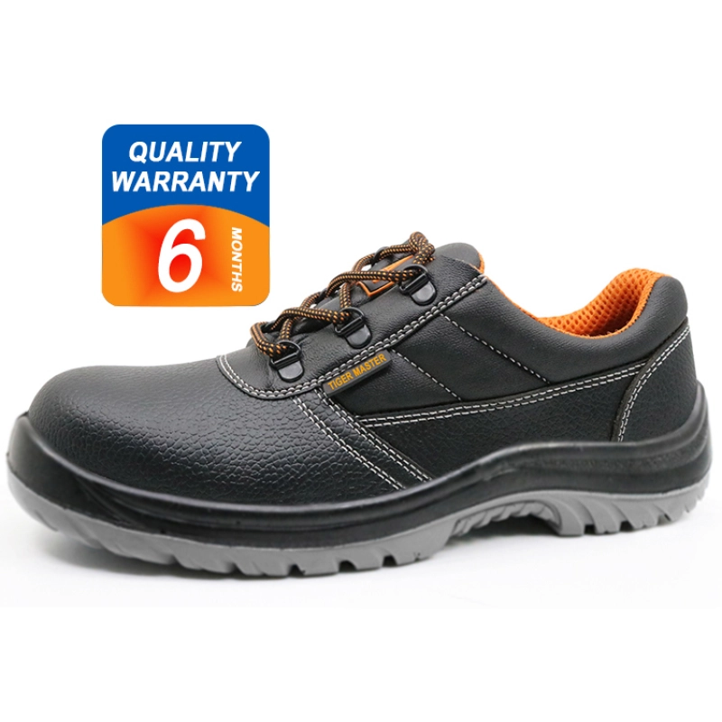 China ENS025 low ankle leather steel toe cap europe work shoe safety manufacturer