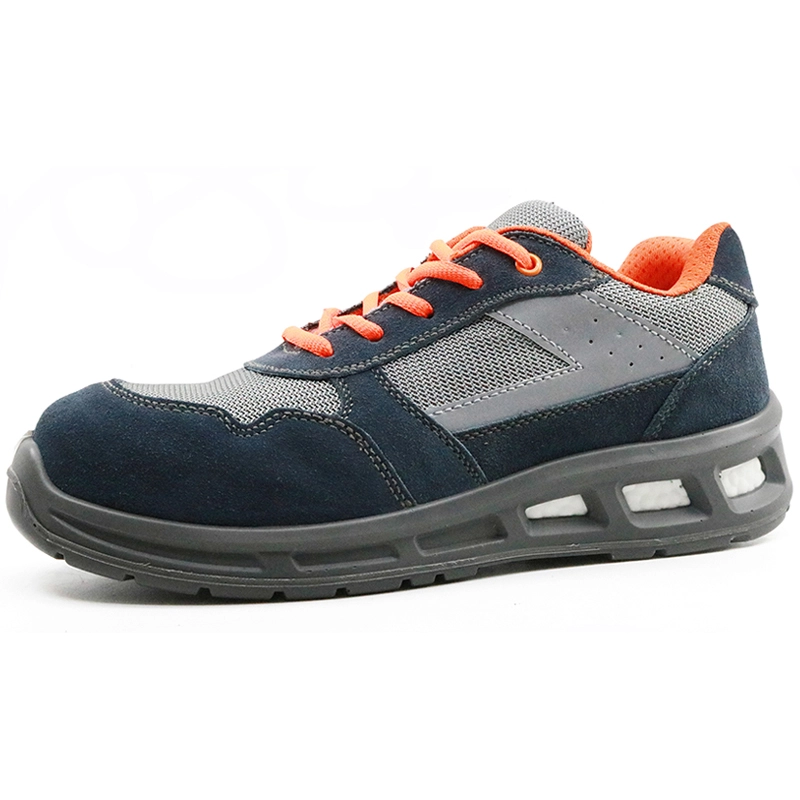 China ETPU34 shock absorption metal free breathable sport type safety shoes manufacturer
