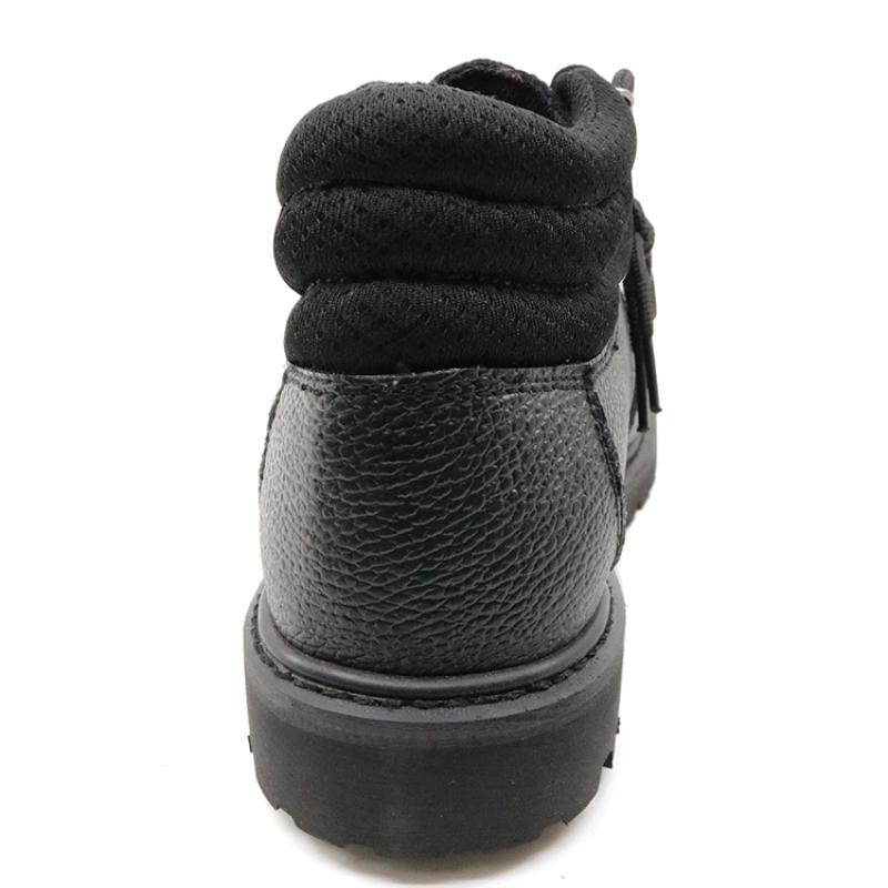 China GY009 black steel toe cap oil resistant goodyear safety boots shoes manufacturer
