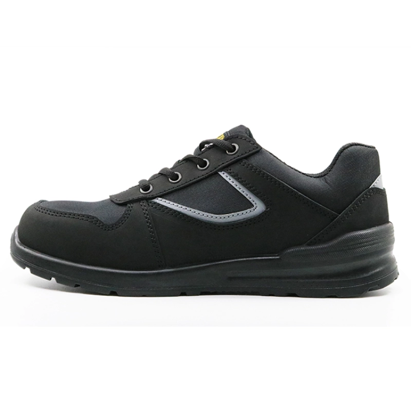China JK003 nubuck leather safety jogger anti static steel toe safety boot manufacturer