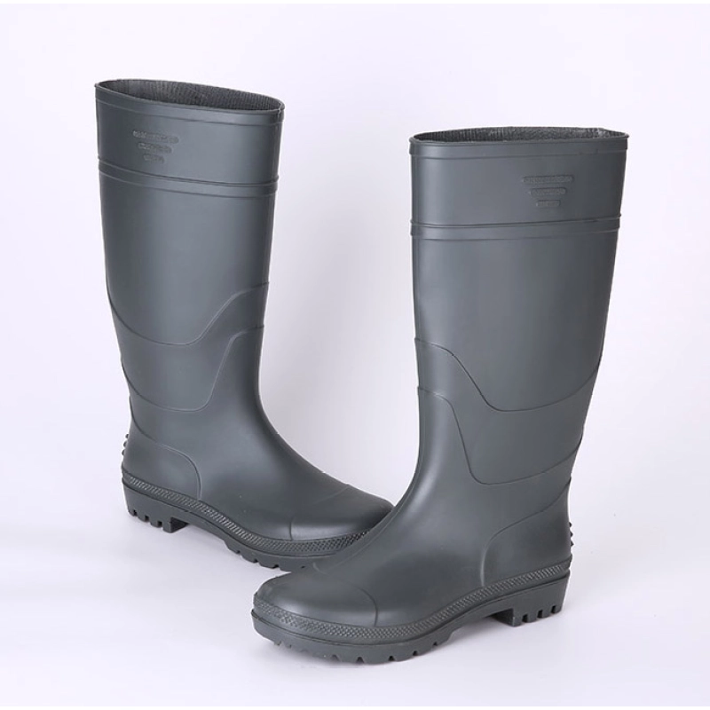 China KGGN high ankle non safety pvc rain boots manufacturer