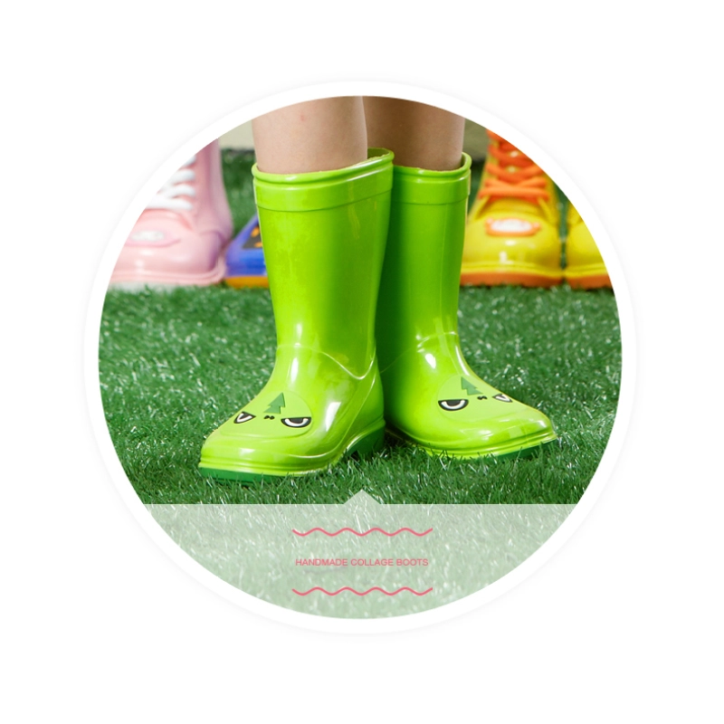 China KRB-003 Colorful cute fashion pvc rain boots for kids manufacturer
