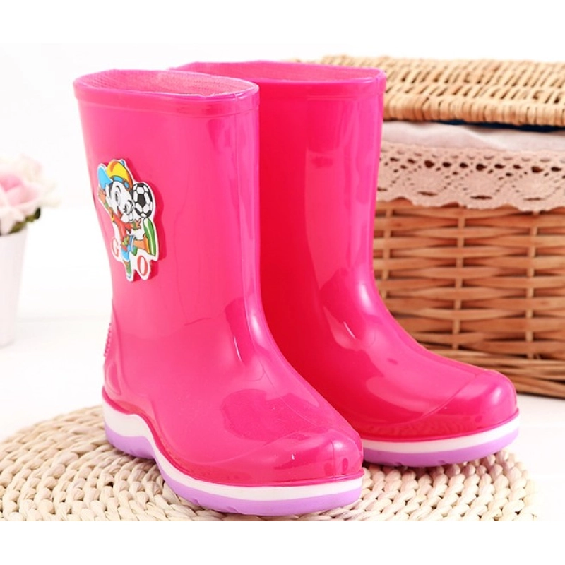 China KRB-005 anti slip fashion waterproof girls rain boots manufacturer