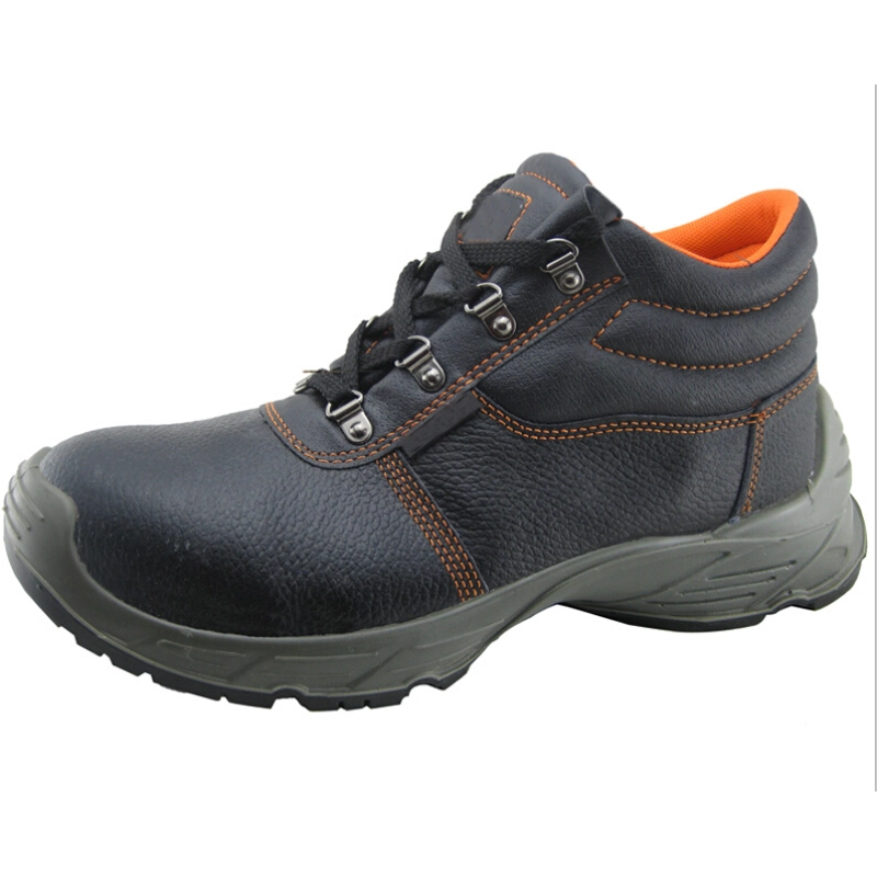China PU injection buffalo leather industrial safety shoes manufacturer manufacturer