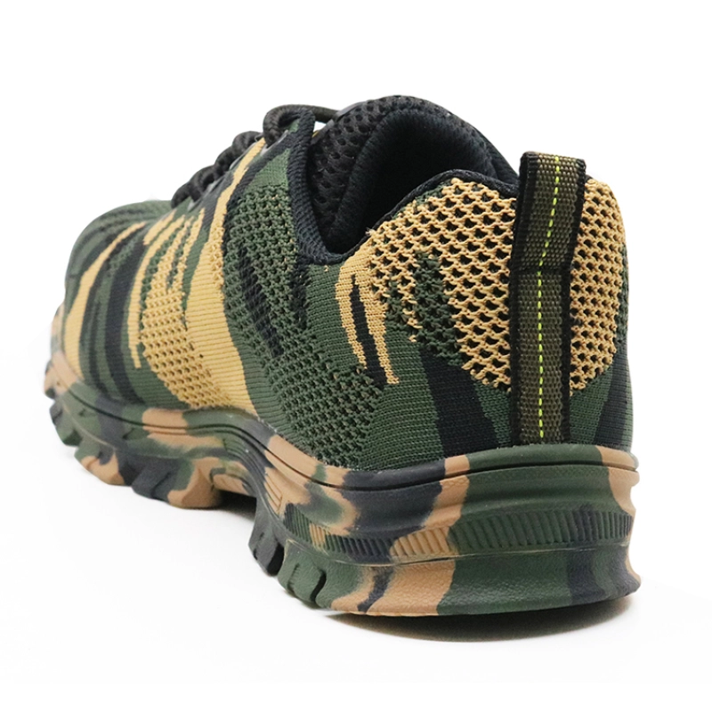 China RB1090 camouflage anti static fashion sport safety shoes with steel toe cap manufacturer