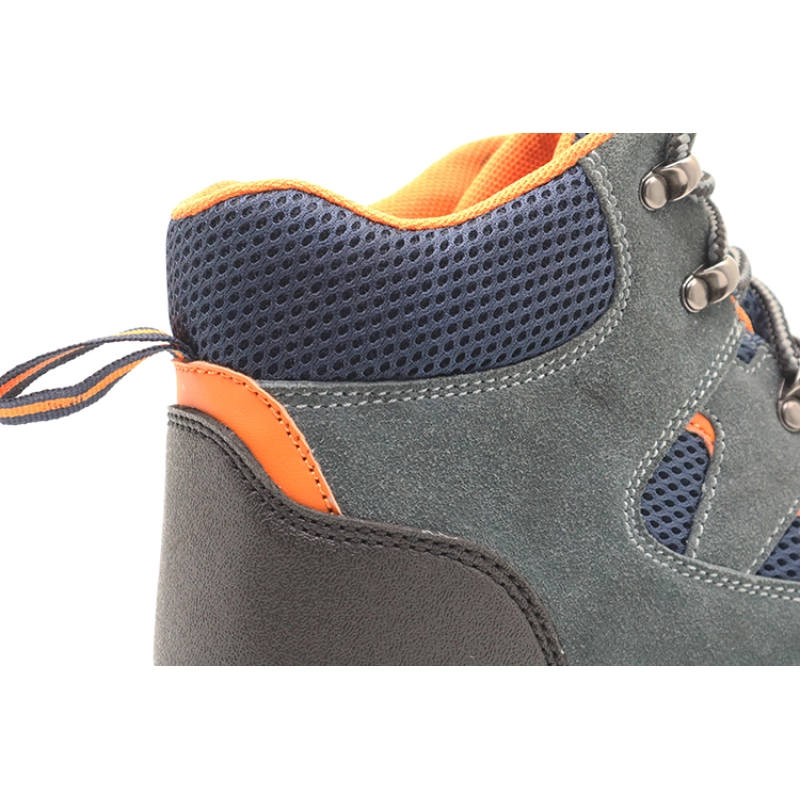 China SD006 suede leather industrial sport safety shoes manufacturer