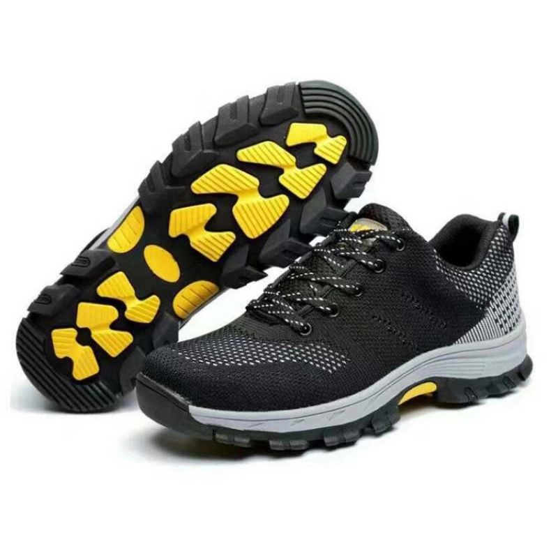 China SP015 oil resistant durable rubber sole fashion sporty work shoe manufacturer