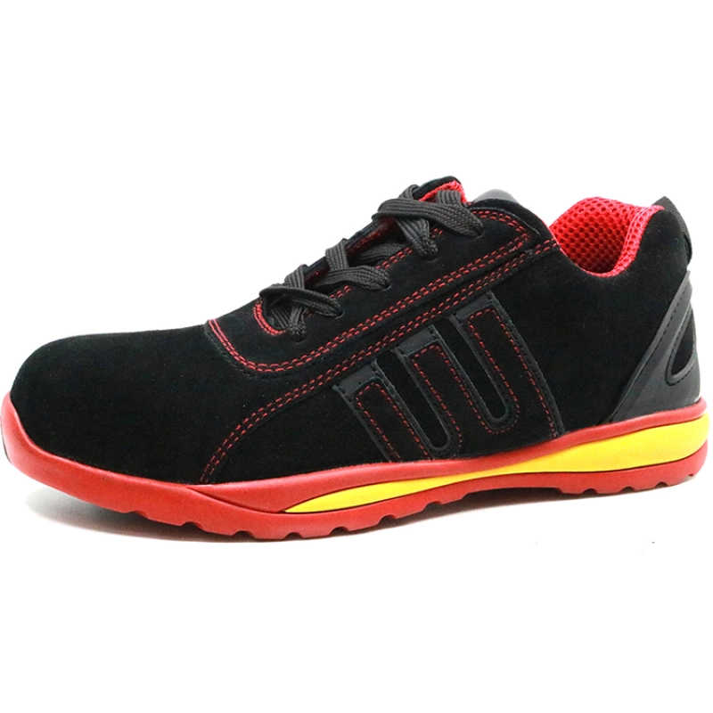 China SRS006 abrasion resistant steel toe sport type ladies safety shoes manufacturer