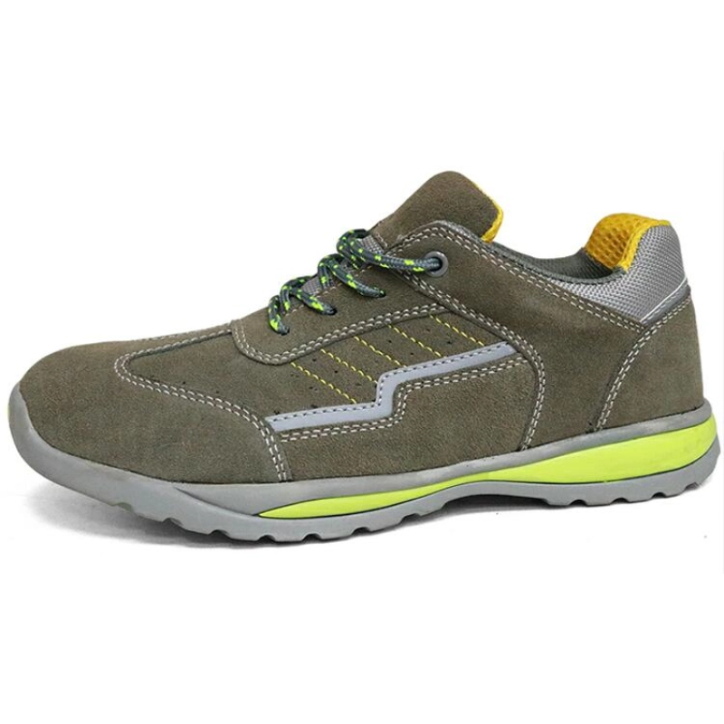 China SRS007 Abrasion resistant non slip fashion sport safety shoes steel toecap manufacturer