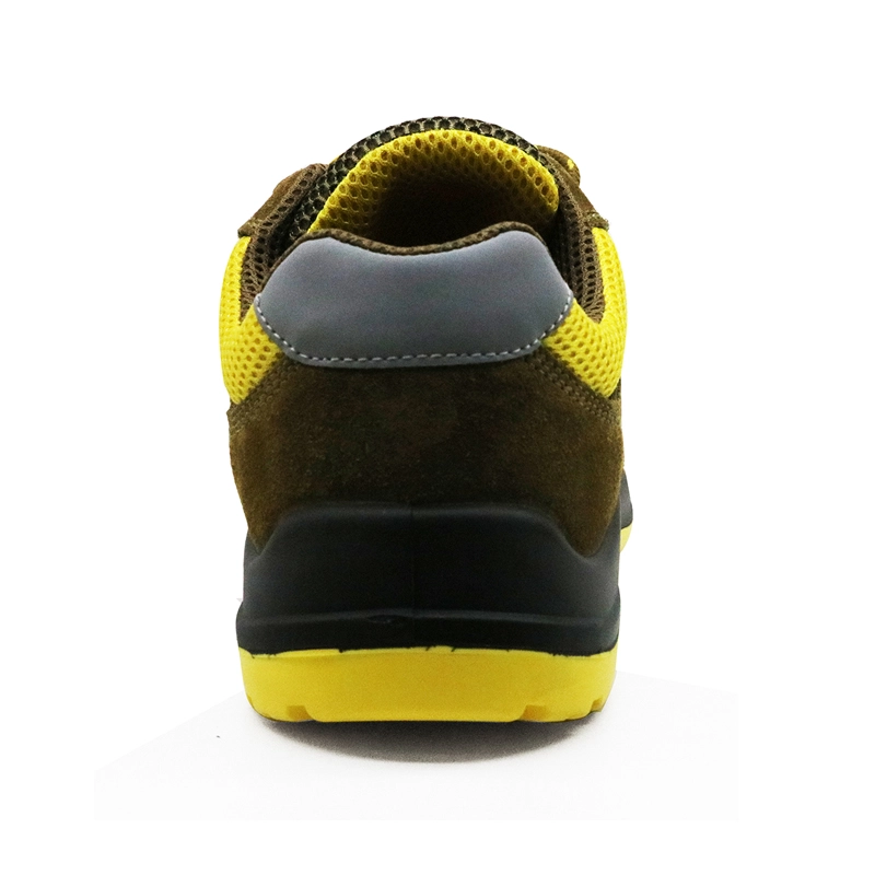 China SU027 new style oil resistant suede leather fashionable sport type safety shoe manufacturer