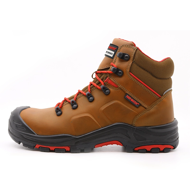 China TM105 Heat proof rubber sole composite toe anti puncture waterproof safety boots manufacturer