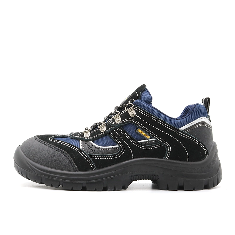 China TM215L Tiger master anti slip oil acid resistant PU outsole steel toe lightweight safety shoes sport manufacturer