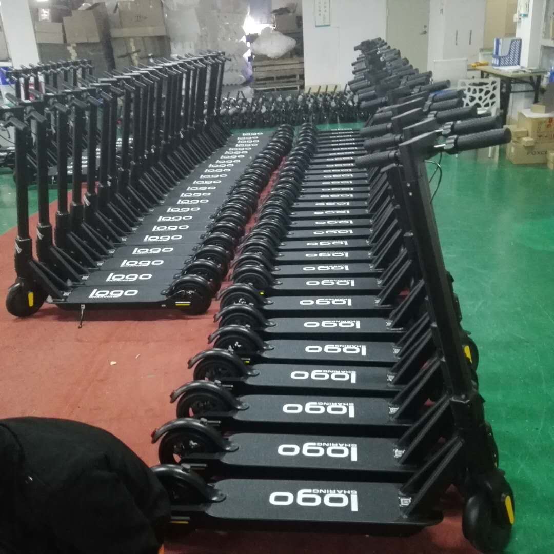 China 2020 cheap price battery swappable waterproof 8.5 inch strong frame IOT sharing scooter manufacturer