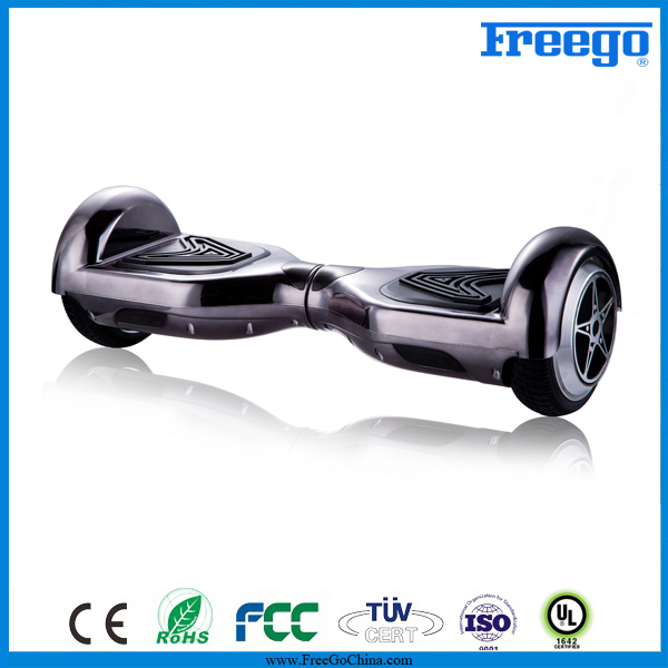 China 6.5" wheel led lights chrome color battery removable hoverboard  W1S model manufacturer