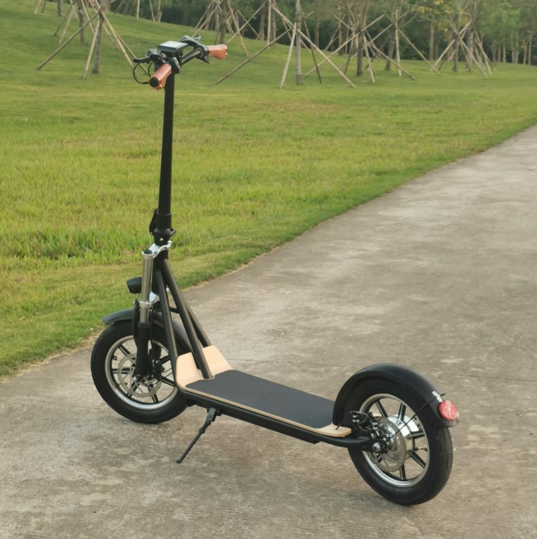 China China Factory F14 14 inch  full suspension foldable 500W  Electric Scooter For Adult fabricante