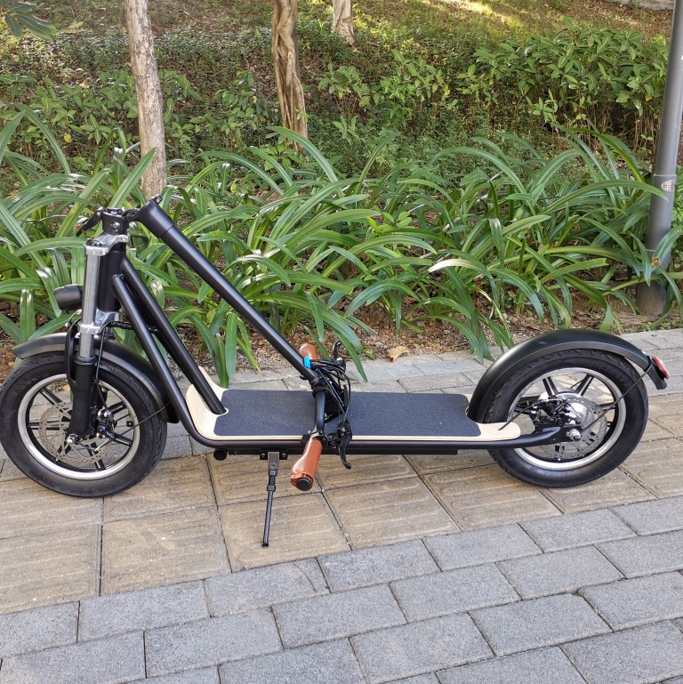 China China Factory F14 14 inch  full suspension foldable 500W  Electric Scooter For Adult manufacturer