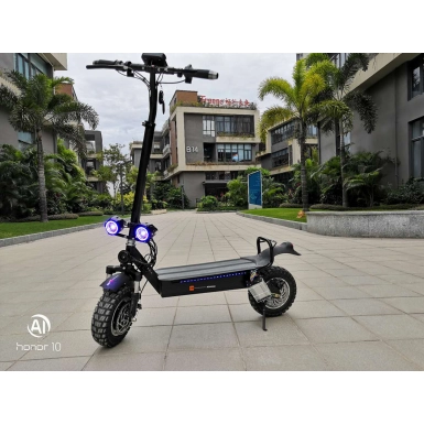 China Es-11D dual motors 1000W*2 48V 20AH  max 70km per charge electric scooter  off-road manufacturer
