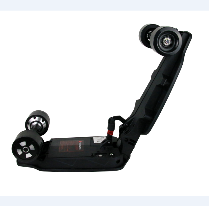 China Foldable 4 rodas skate elétrico com controle remoto EK-01 fabricante