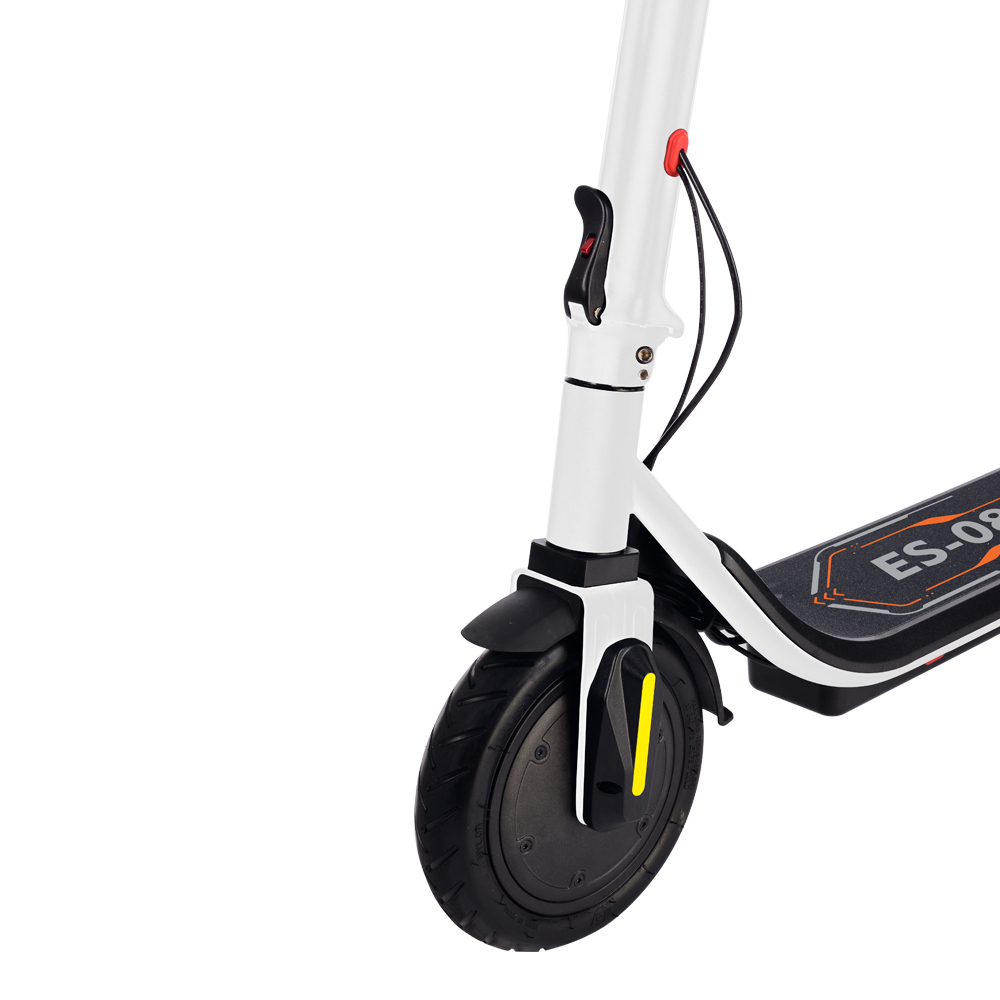 China Folding white electric scooter price china ES-08s V1.9  350w 36v manufacturer