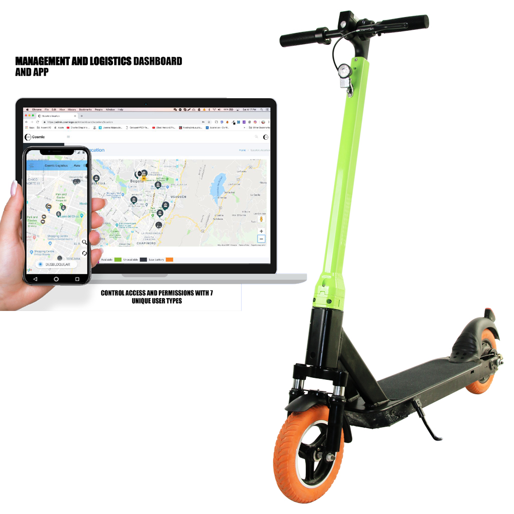 China Freego 10 inch voorwielophanging batterij verwisselbare sterke frame openbare sharing scooter V4.1 fabrikant
