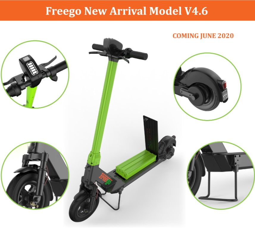 China Freego 2020 Nieuw design elektrische step voor het delen van wagenparkverhuur fabrikant
