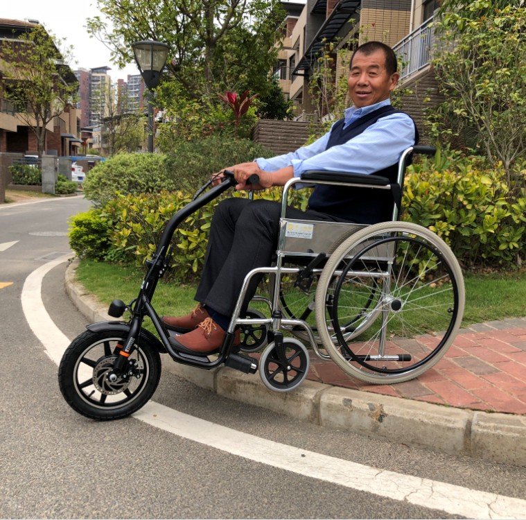 China Freego  wheelchair  electric conversion kits for senior  Model:SM-14 hero manufacturer
