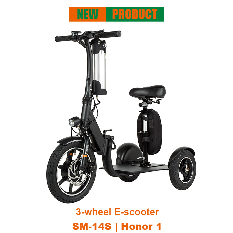China SM-14S  Honor 1 | Freego   three wheel electric scooter SM-14S Honor 1 with Seat manufacturer