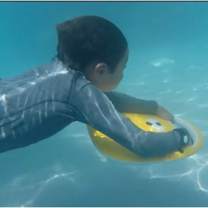 Sea scooter in water for Children and kids