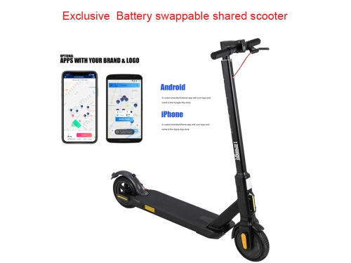 how to rent a sharing scooter with app