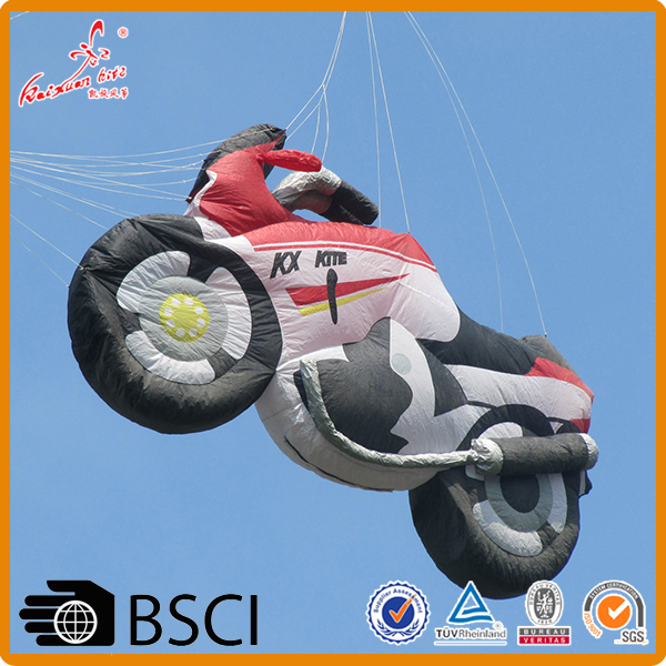 Big inflatable motorcycle kite for sale