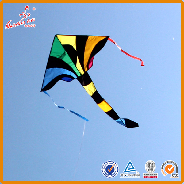 Black Rainbow delta kite for kids from Kaixuan Kite factory