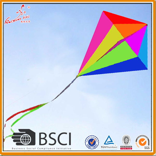 Color customized diamond kite for children