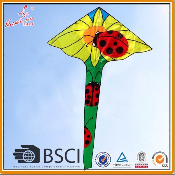 Good flying ladybug delta kite for children