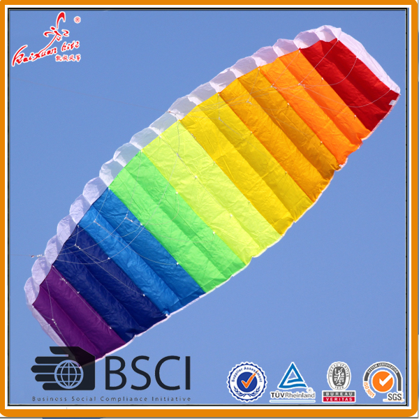 Large rainbow power kite from kaixuan kite factory