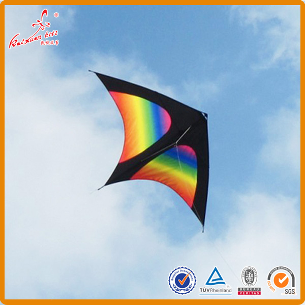 Presentes promocionais voando pipa delta do arco-íris da fábrica de pipa