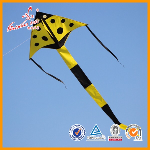 Single line ladybug delta kite for sale